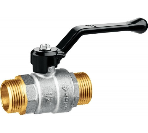 ЗУБР d=1/2" кран шаровой полнопроходной, ручка, "папа-папа" 51326-1/2