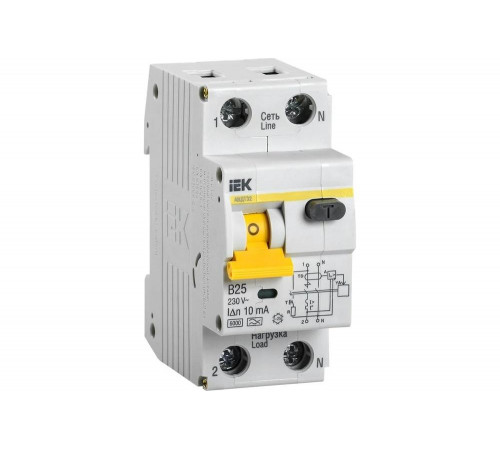 Автоматический выключатель дифференциального тока IEK АВДТ 32 - надежная защита электрических сетей