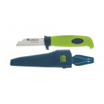 Нож монтажника с чехлом, обрезиненная рукоятка, 190 мм СИБРТЕХ 79012