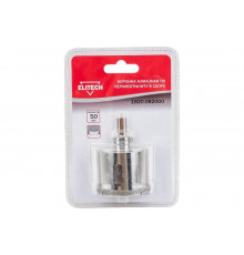 Коронка алмазная в сборе по керамограниту 50 мм Elitech 1820.082000