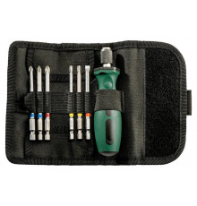 Набор бит 7 предметов, сумка-ролик Metabo 626723000