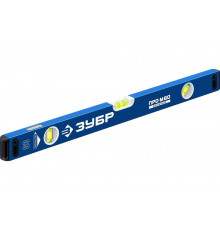 Магнитный усиленный уровень ЗУБР Профессионал-М 600 мм, с зеркальным глазком 34589-060_z01