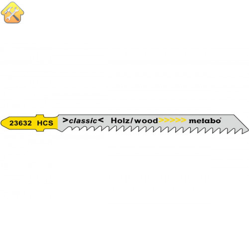 Пилка по дереву T111C (74х3 мм; 25 шт.) Metabo 623606000