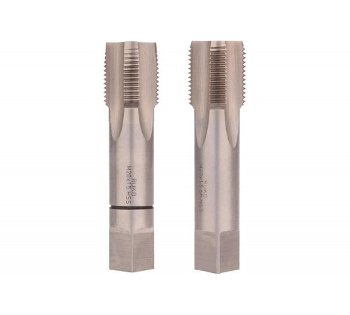 Набор метчиков из 2-х шт. RUKO М20 шаг 1.5 мм DIN2181 HSS-G 235200