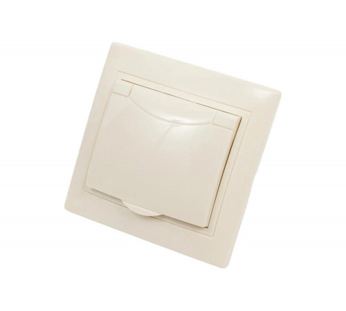 IEK РСбш10-3-ККм - компактная одноместная розетка