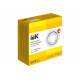 Встраиваемый светильник IEK Lighting 4115 под лампу gx70 белый LUVB0-GX70-1-K01