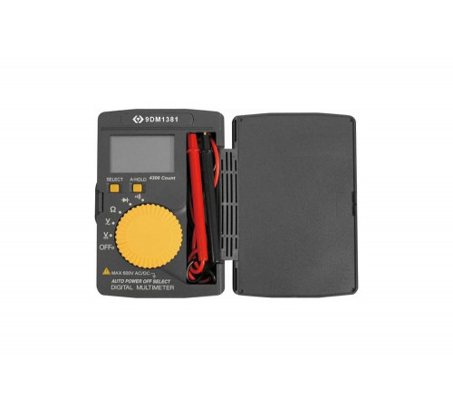 Мультиметр цифровой компактный, AC/DC KING TONY 9DM1381