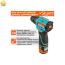 Аккумуляторный шуруповерт Sturm 1BatterySystem12V CD1235BL