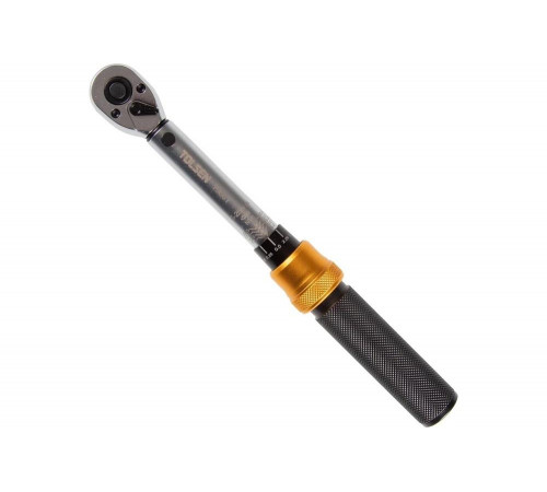 Динамометрический ключ TOLSEN 1/4", 5-25 Нм, в пластиковом кейсе TT19661