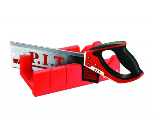 Ножовка по дереву P.I.T. 300 мм, 12зубов, стусло+ножовка HHSW02-0350