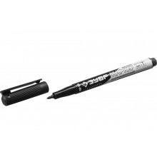 Перманентный маркер ЗУБР МП-100 черный, заостренный наконечник 06320-2