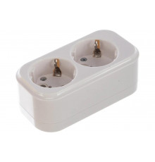 Переносная разборная розетка IEK К02 2 места CLASSIC KYP11-16-02-00-Z