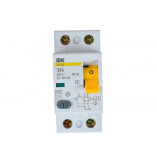 Устройство защитного отключения IEK ВД1-63S УЗО, 2Р, 50А, 100мА MDV12-2-050-100