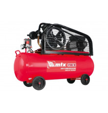 Воздушный компрессор КР3000/100, ременной привод, 3,0  кВт, 100 литров, 510 л/мин MTX 58048