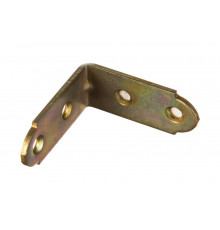 Мебельный уголок ЗУБР узкий УМ-2.0 40х40х17 х 2мм желтый цинк 31031-40