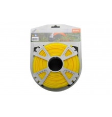 Леска триммерная квадратного сечения 3 мм, 53 м, желтого цвета STIHL 0000-930-2644
