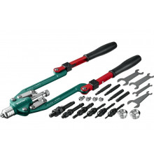 Комбинированный складной заклепочник в кейсе KRAFTOOL Combo3-M12 3 вида заклёпок 31182_z01