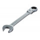 Трещоточный комбинированный ключ с шарниром KING TONY373019M