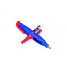 Ключ для электрошкафов с битой и переходником KNIPEX KN-001108