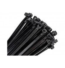 Хомут IEK 4.8x300, нейлон, черный, упаковка 100шт, ИЭК UHH32-D048-300-100