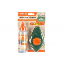 Отбивочный шнур 20 м, Sturm 2025-03-CL20