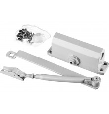 Дверной доводчик для дверей массой до 80 кг STAYER цвет белый 37916-80