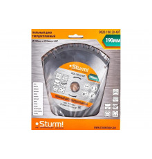 Диск пильный по дереву (190х20 мм; 48T) Sturm 9020-190-20-48T