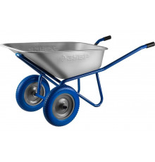 Строительная двухколесная тачка Зубр Профессионал ПТ-300 110 л, грузоподъемность 240 кг 39911_z01