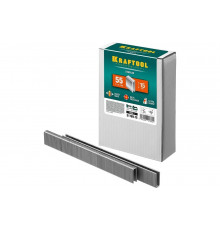 Скобы для степлера KRAFTOOL тип 18GA (55/90/C) 15 мм, 5000 шт, 31789-15