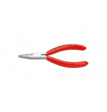 Захватные прецизионные плоскогубцы Knipex плоские широкие губки, 125 мм, хром KN-3713125