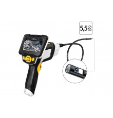 Промышленный видеоэндоскоп iCartool экран 4.3", 1Мп, 2 камеры, 1280х720, длина 1 м, 5.5 мм сменный зонд IC-V112A
