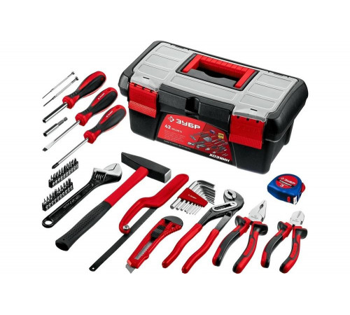 ЗУБР 42 шт, универсальный набор инструмента для дома Хозяин-42 22105 Мастер
