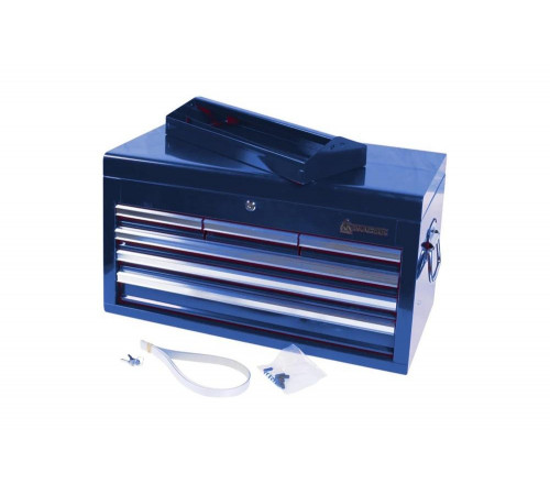 Ящик инструментальный, 6 полок и отсек, синий МАСТАК 511-06570B