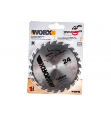 Пильный диск (24T; 120х1.2х9.5 мм) твердосплавный WORX WA5046