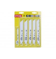 Набор полотен для сабельной пилы 6 шт. Ryobi RAK06RB 5132002547