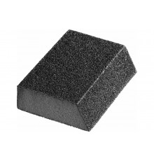 Угловая шлифовальная губка средней жесткости, зерно - оксид алюминия, Р120, 100x68x42x26мм STAYER MASTER 3561-120