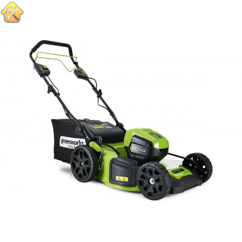 Самоходная аккумуляторная газонокосилка GreenWorks GD60LM46SPK4 60V 2502907UB