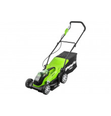 Газонокосилка аккумуляторная GreenWorks 40V, 35 см, c 1хАКБ 2 Ач c USB и ЗУ 2501907USB2