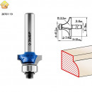ЗУБР 19 x 7.4 мм, радиус 3.2 мм, фреза кромочная калевочная №1 28701-19 Профессионал