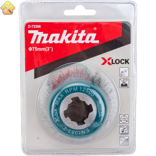 Проволочная гофрированная чашечная щетка Makita D-73396