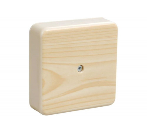 Распаячная коробка IEK км41219-04 о/п 100x100x29мм сосна(6к/6мм2) UKO10-100-100-029-K34