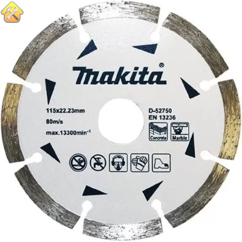 Алмазный диск Makita Эконом для бетона и мрамора 115x22.23x7 мм