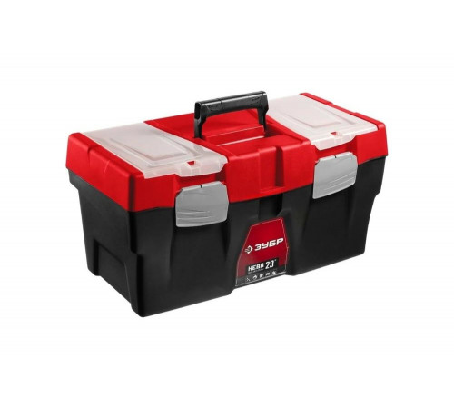 ЗУБР 585 х 295 х 295 мм (23"), пластиковый, ящик для инструмента НЕВА-23 38323-23