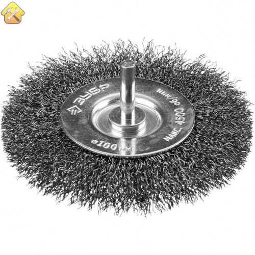 ЗУБР  100 мм, проволока 0.3 мм, щетка дисковая для дрели 35198-100_z02 Профессионал