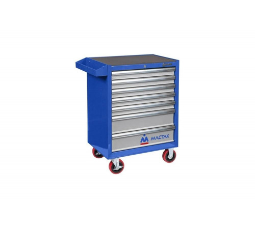 Тележка инструментальная синяя (7 ящиков) МАСТАК 521-07581B