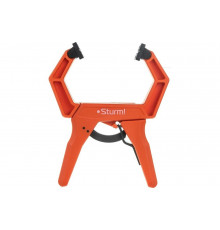 Струбцина Sturm клещеобразная с храповым механизмом, длина 226мм, зев 75мм 1078-09-075