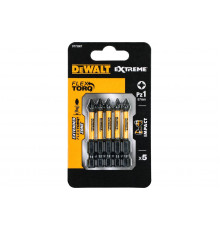 Биты ударные IMPACT Torsion Pz1, 57мм, 5шт. DEWALT DT7390T