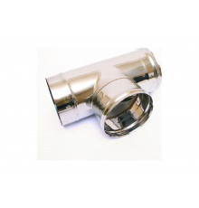 Тройник Ferrum Д 90 гр, 0.5 мм, ф130 f4506