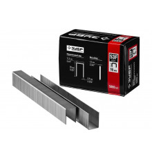 Особотвердые скобы ЗУБР Профессионал плоские, тип 20GA (53F/D/056), 5000 шт 31950-16