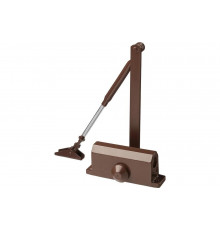 Дверной доводчик для дверей массой до 100 кг STAYER цвет коричневый 37917-100